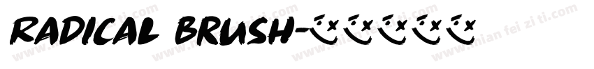 Radical Brush字体转换